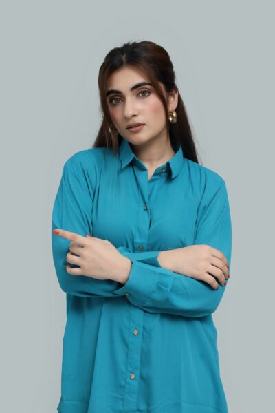 Front Open Co-ord Set in Georgette Material-Summer 2025