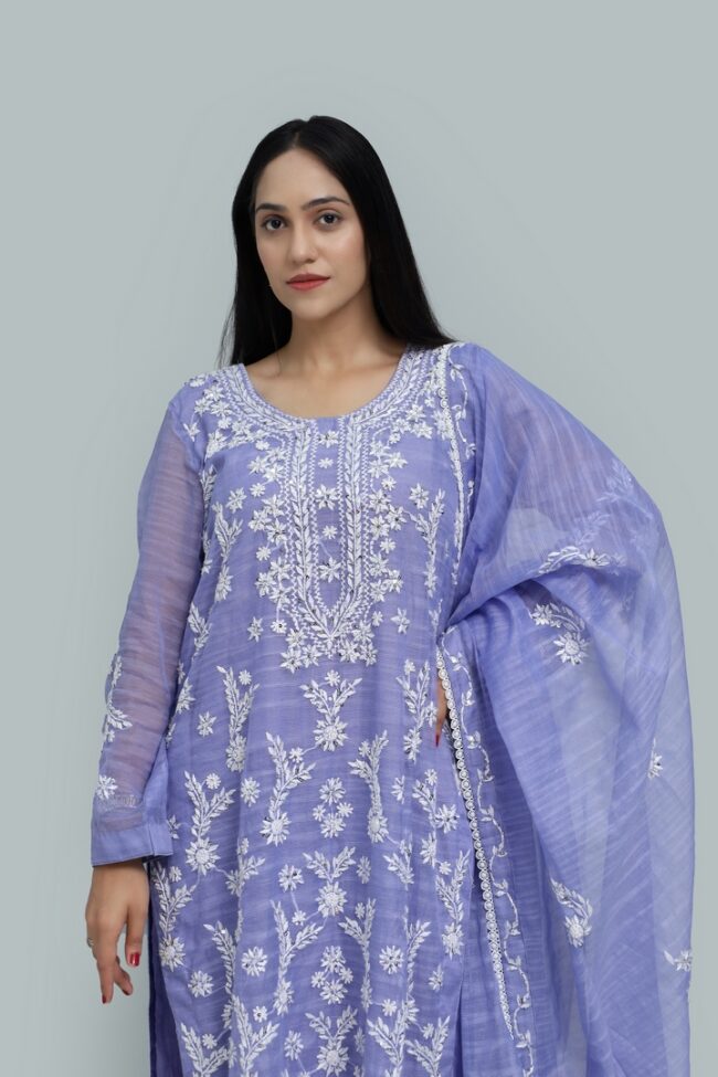 Naqsh-Hand Embroidered Dress-RTW - Image 3