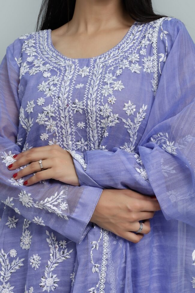 Naqsh-Hand Embroidered Dress-RTW - Image 4