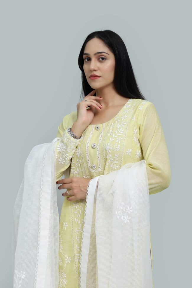 Arisha Lawn-Hand Embroidered Lawn Shirt-RTW - Image 3
